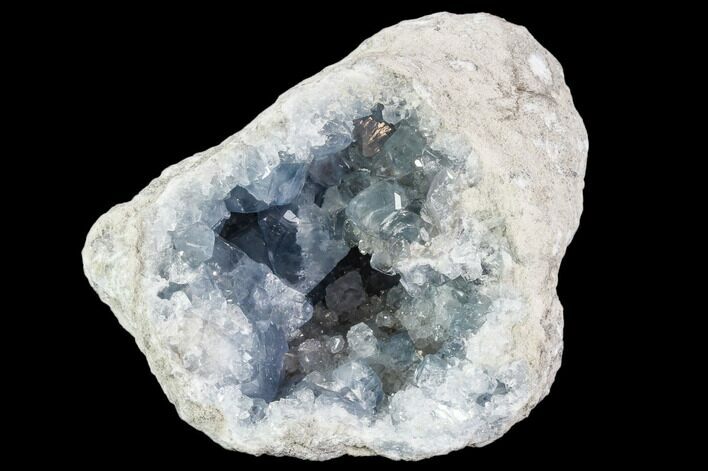 Sky Blue Celestine (Celestite) Geode - Madagascar #107342